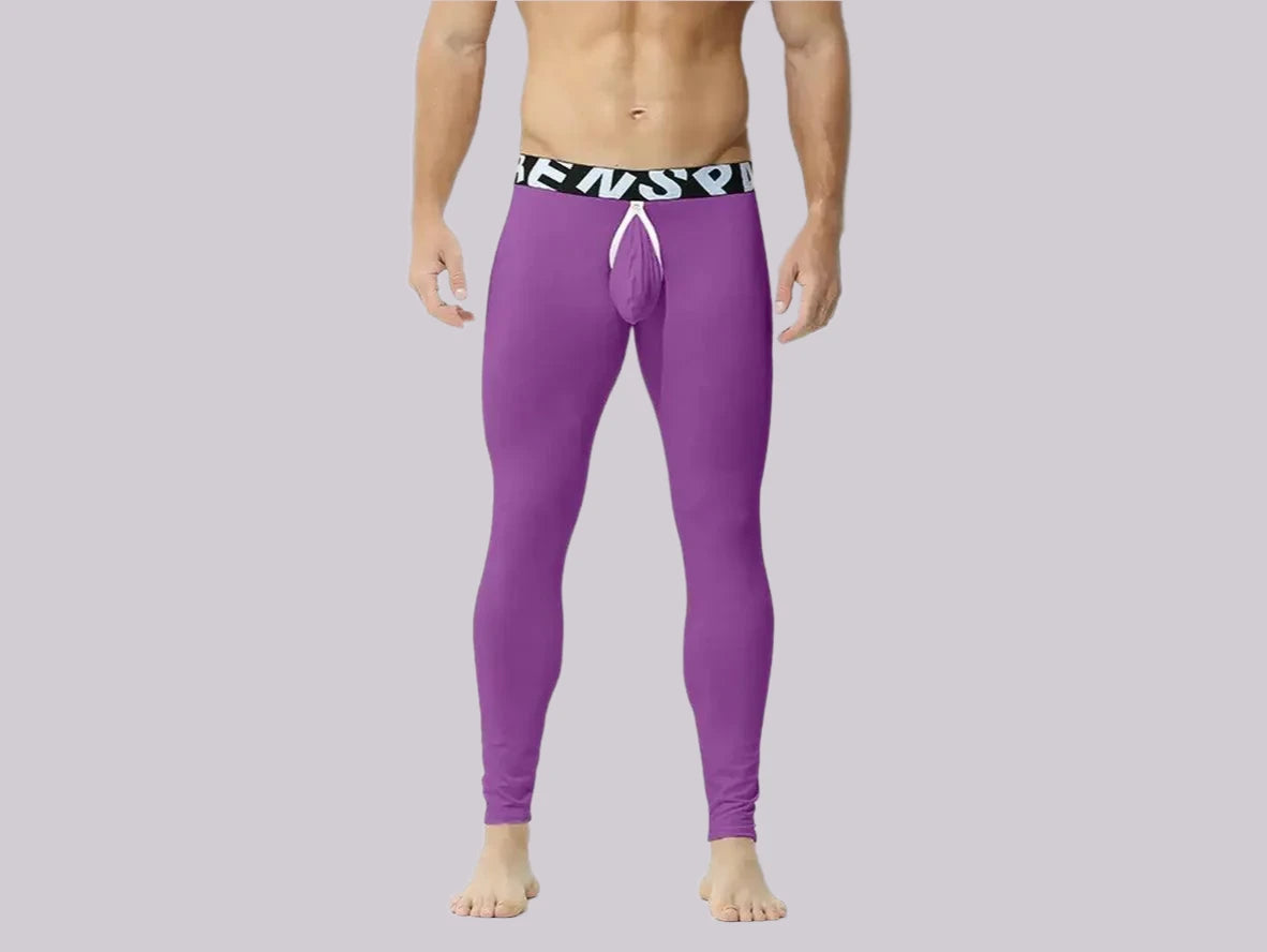 Gay Thermal Underwear | KAREN SPACE Open Crotch Long Johns