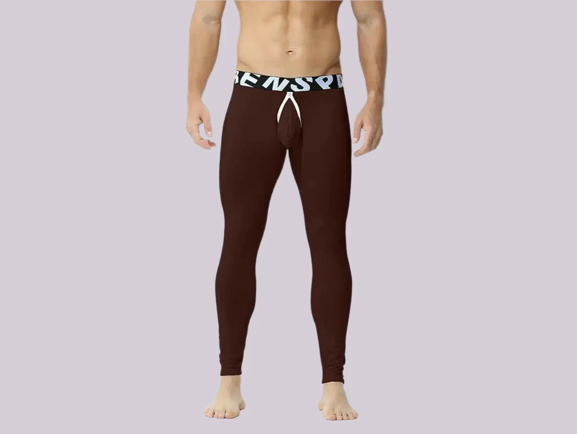 Gay Thermal Underwear | KAREN SPACE Open Crotch Long Johns