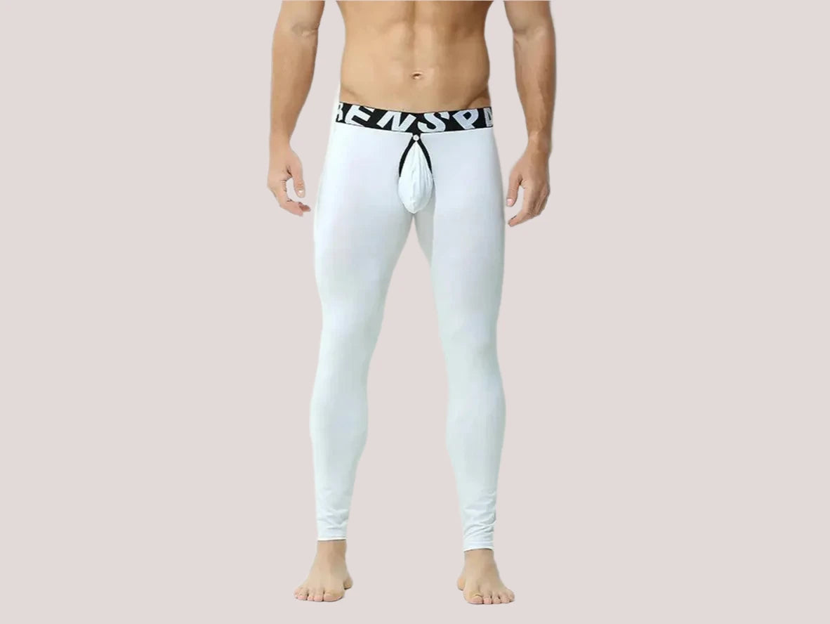 Gay Thermal Underwear | KAREN SPACE Open Crotch Long Johns