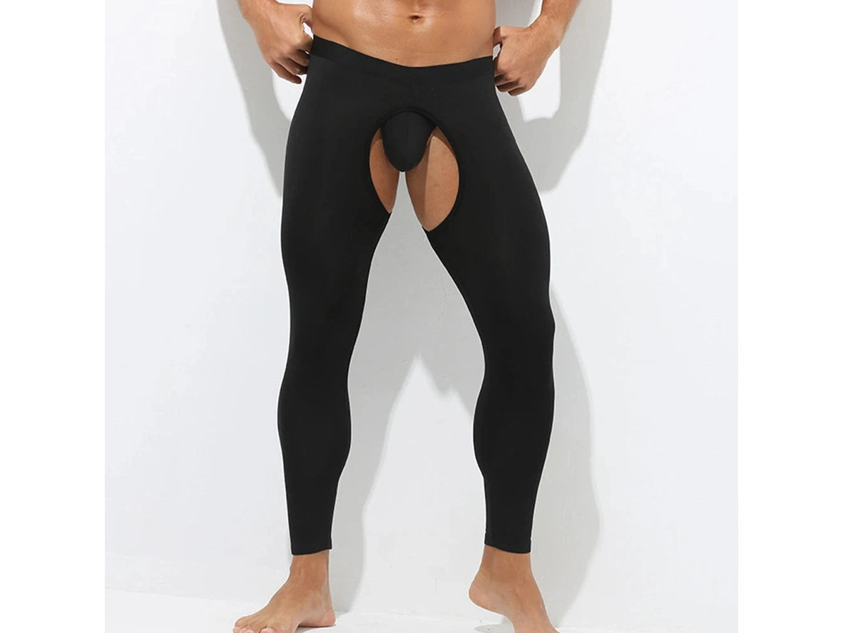 Gay Thermal Underwear | Open Crotch Comfort Bottoms