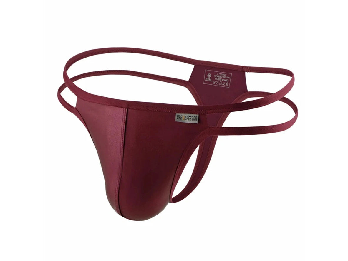 Gay Thongs | BRAVE PERSON Faux Leather Thongs