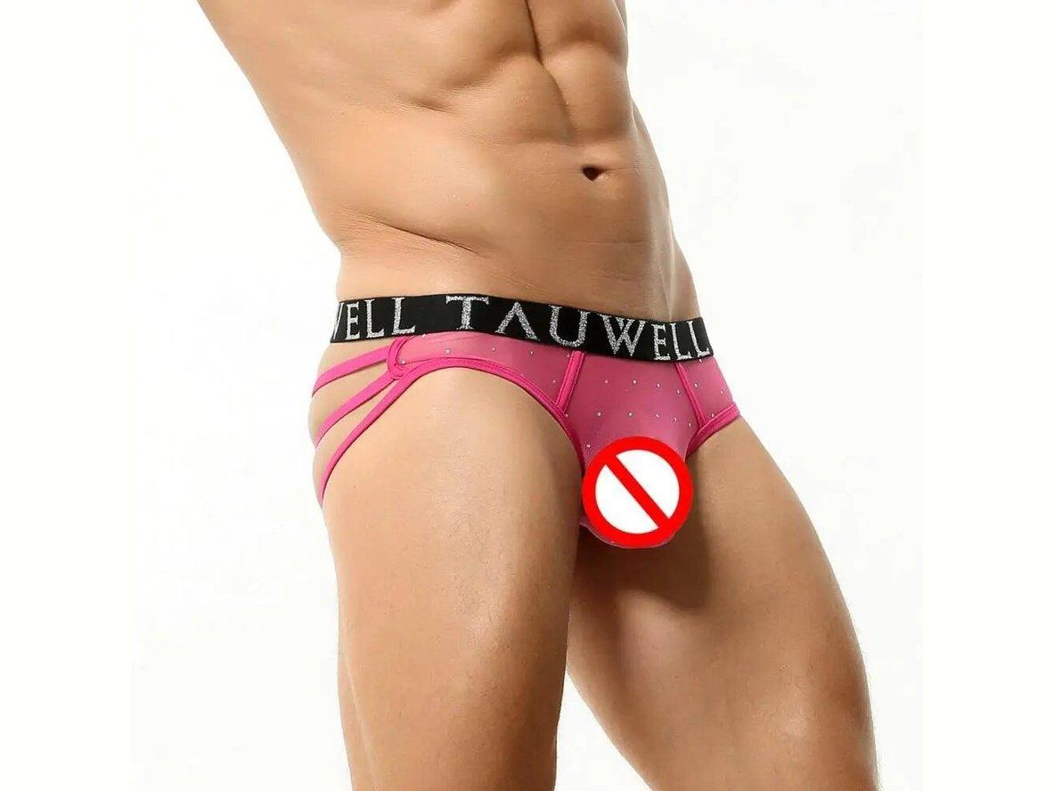 Gay Thongs | TAUWELL Sexy Transparent Thongs