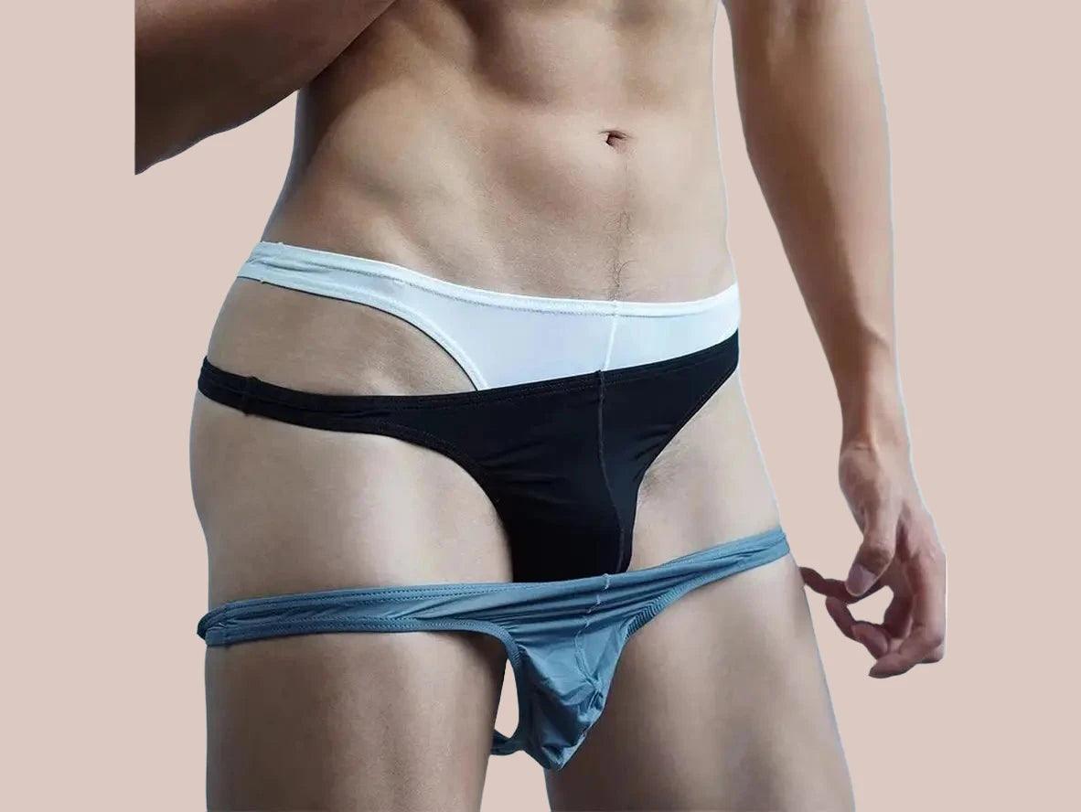 Gay Thongs | Ultra-Thin Ice Silk Underwear Thongs