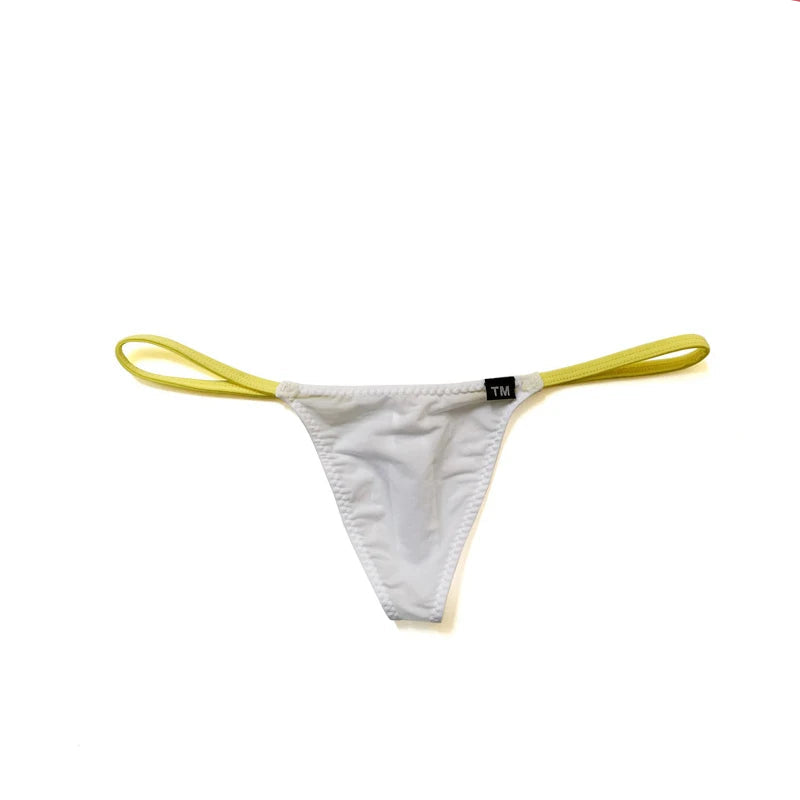 Ice Slash — Seamless Silk Patchwork G-Strings