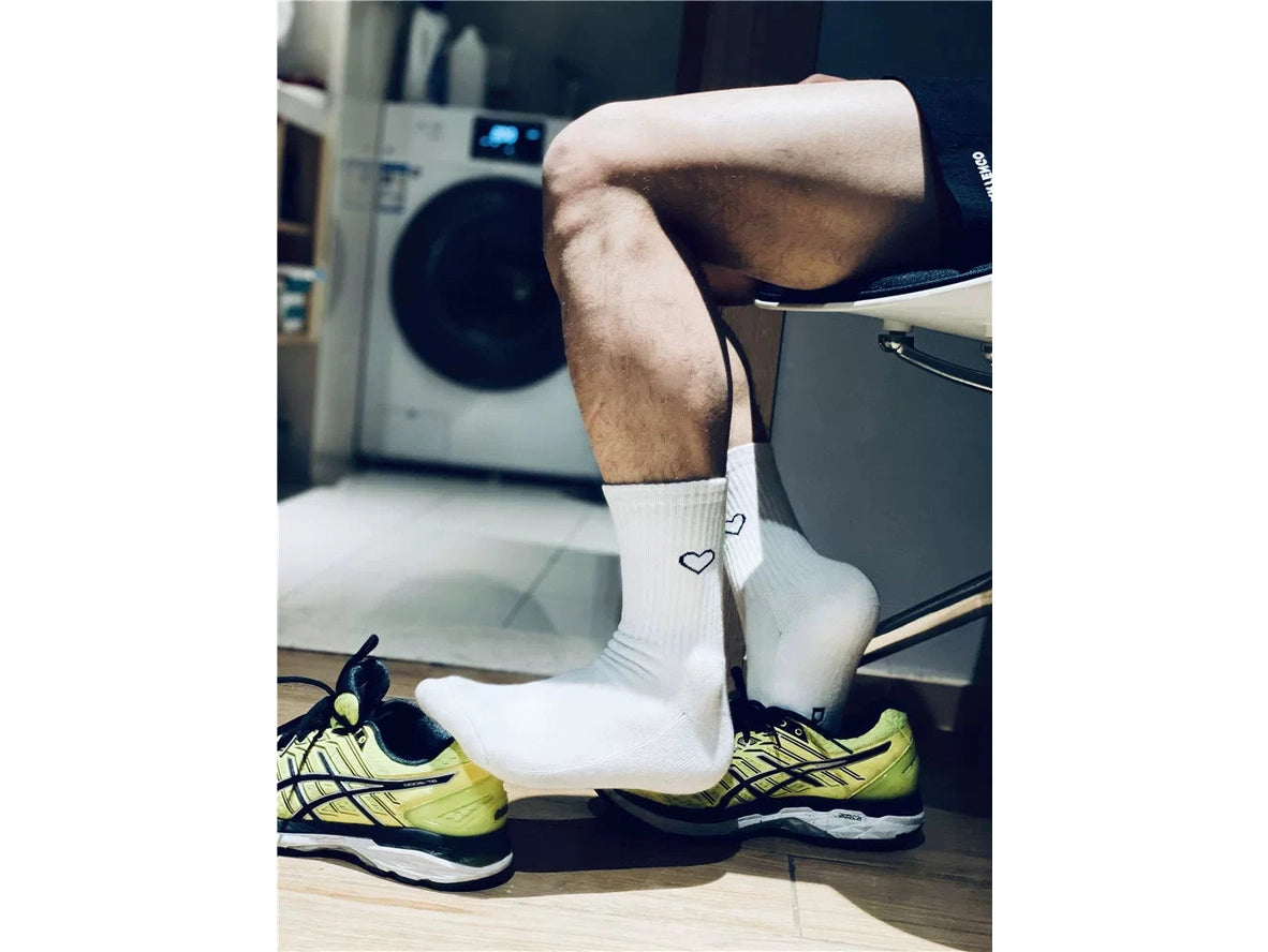 Heart Flex — Graphic Heart Athletic Crew Socks
