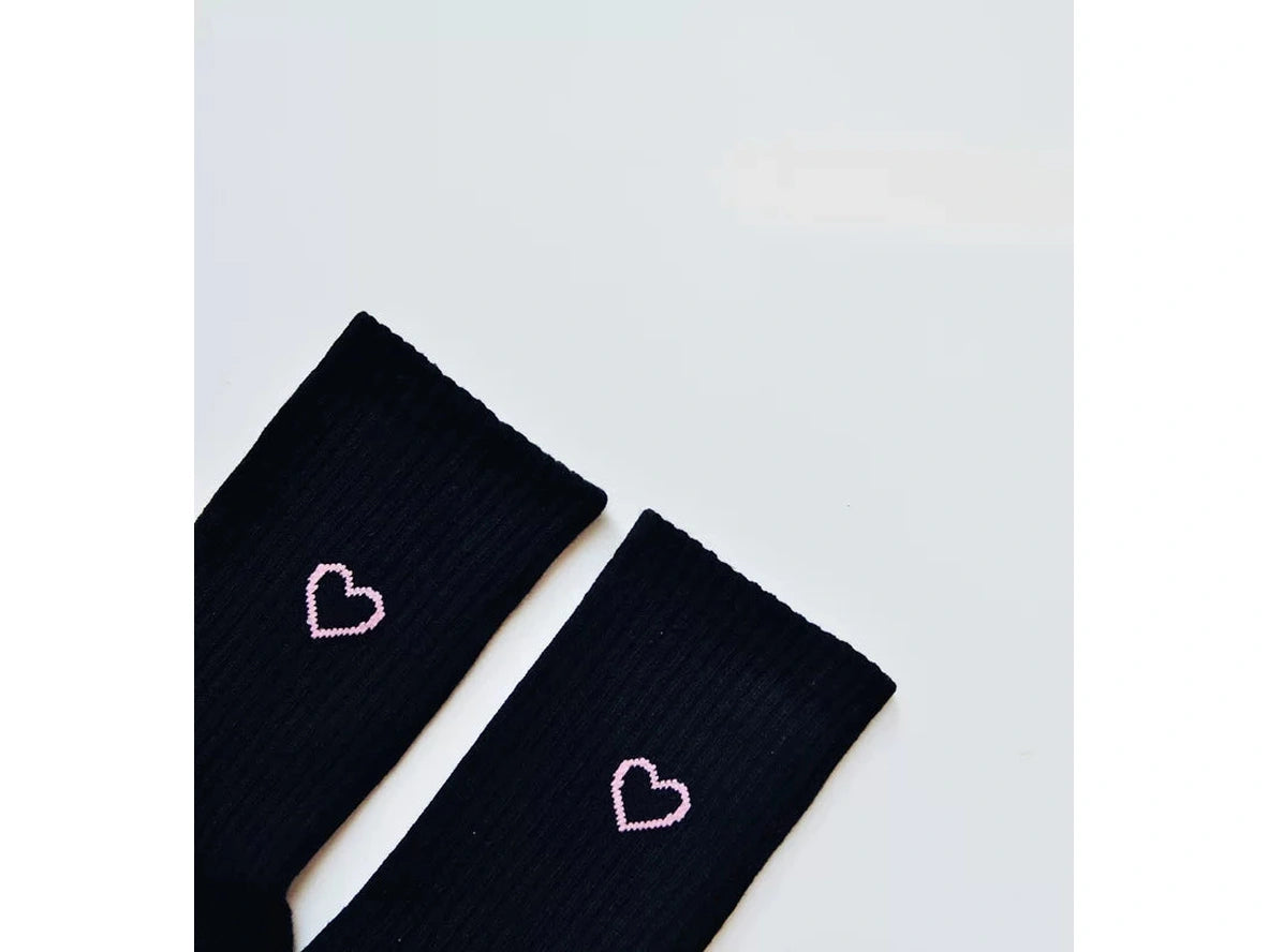 Heart Flex — Graphic Heart Athletic Crew Socks