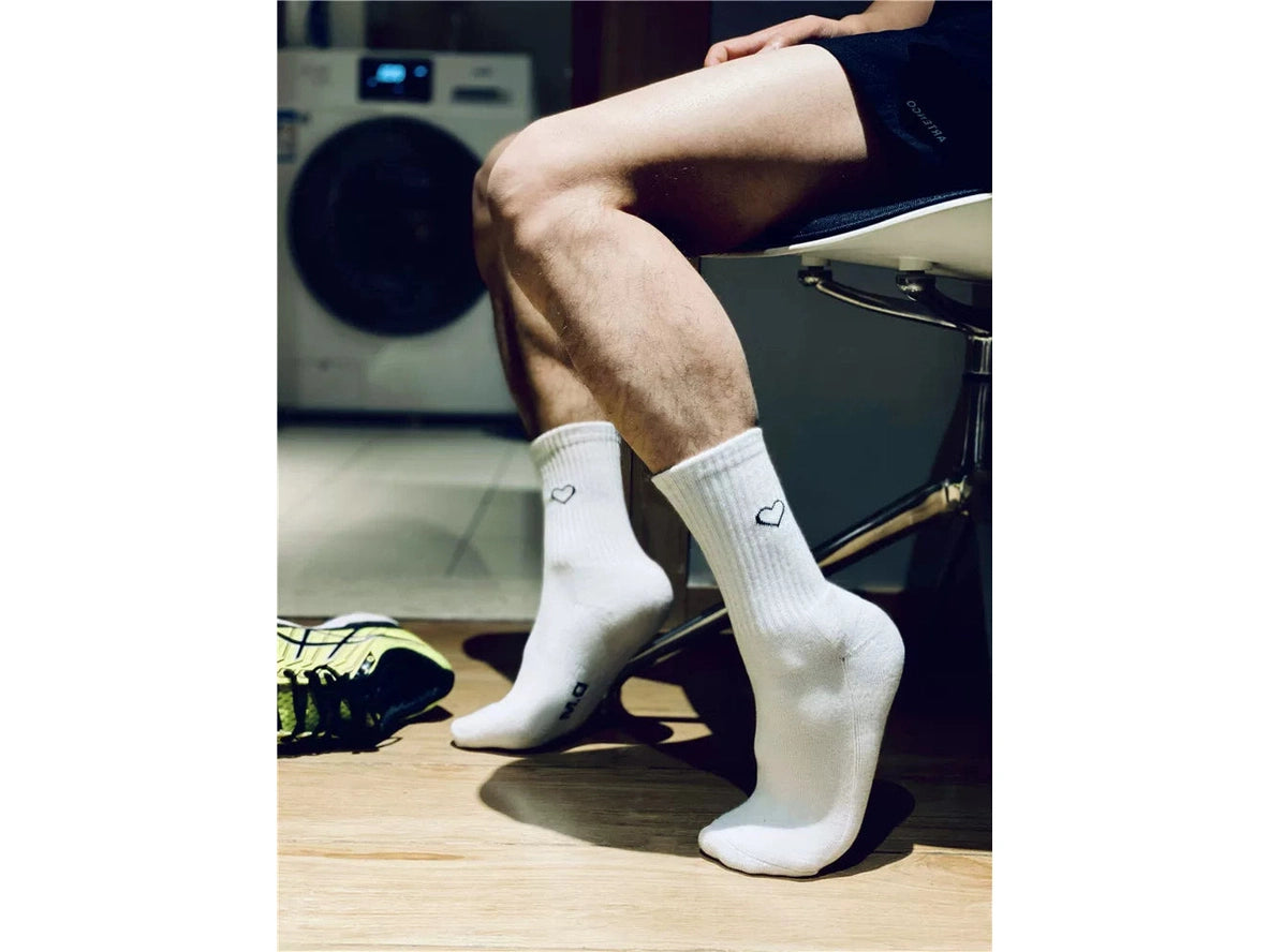 Heart Flex — Graphic Heart Athletic Crew Socks