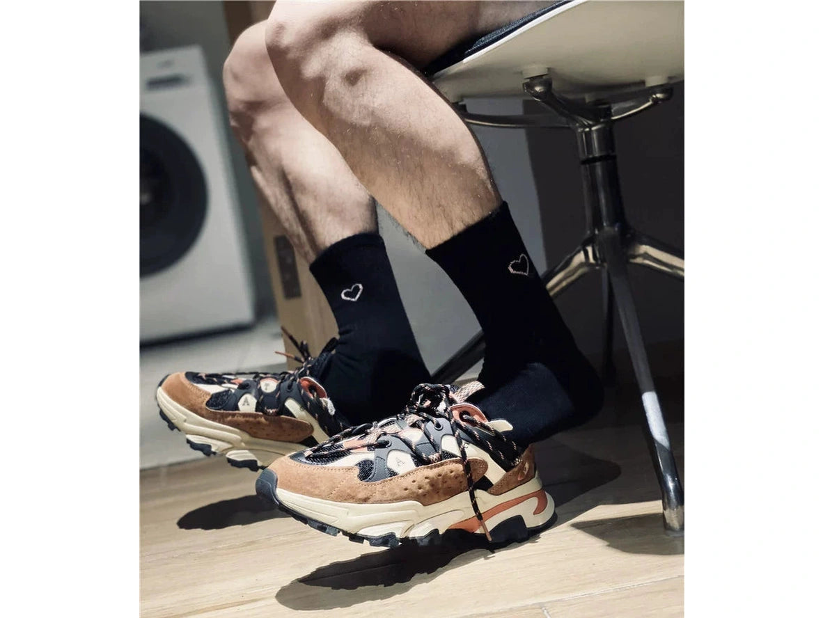 Heart Flex — Graphic Heart Athletic Crew Socks