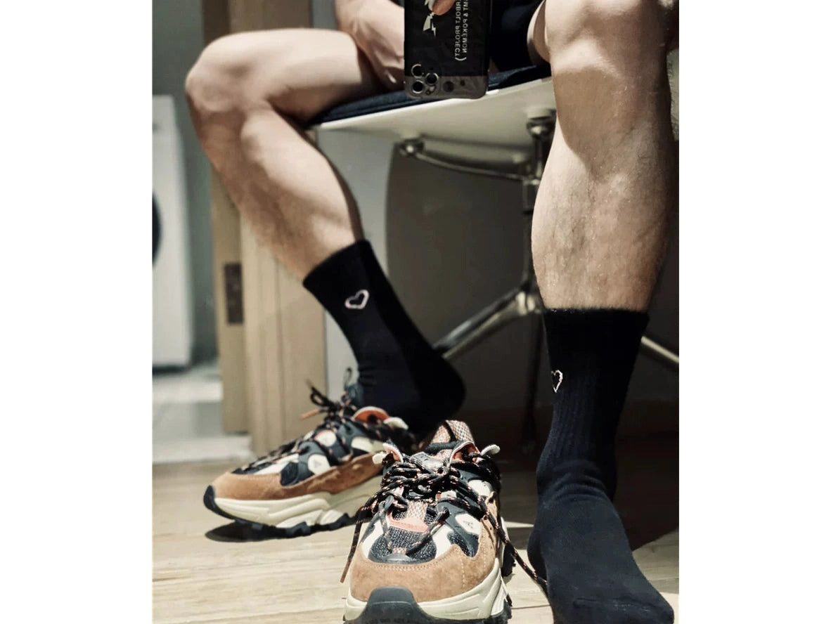 Heart Flex — Graphic Heart Athletic Crew Socks