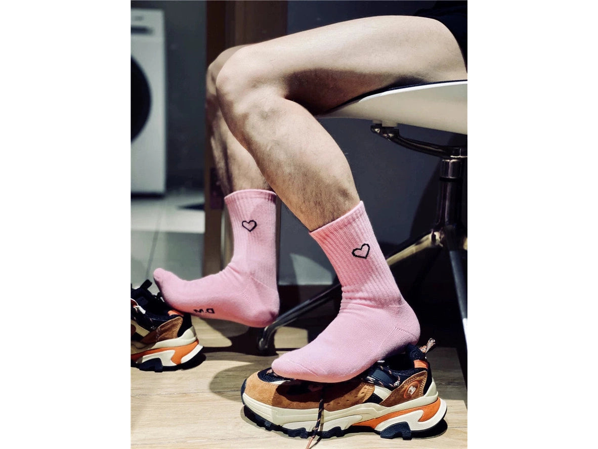 Heart Flex — Graphic Heart Athletic Crew Socks