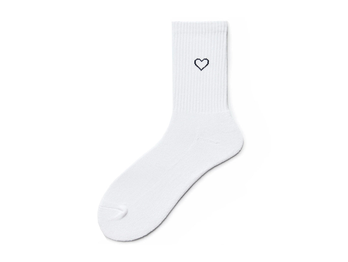 Heart Flex — Graphic Heart Athletic Crew Socks