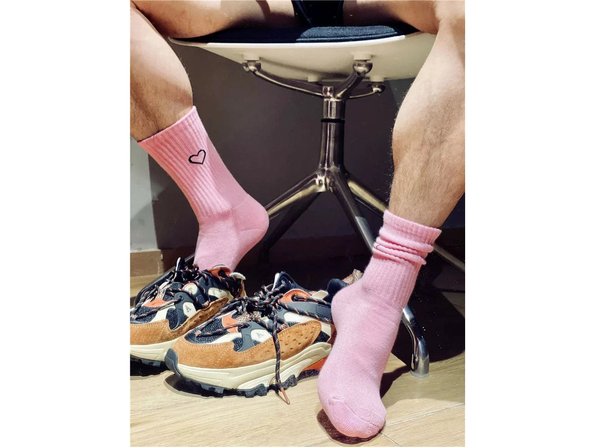 Heart Flex — Graphic Heart Athletic Crew Socks