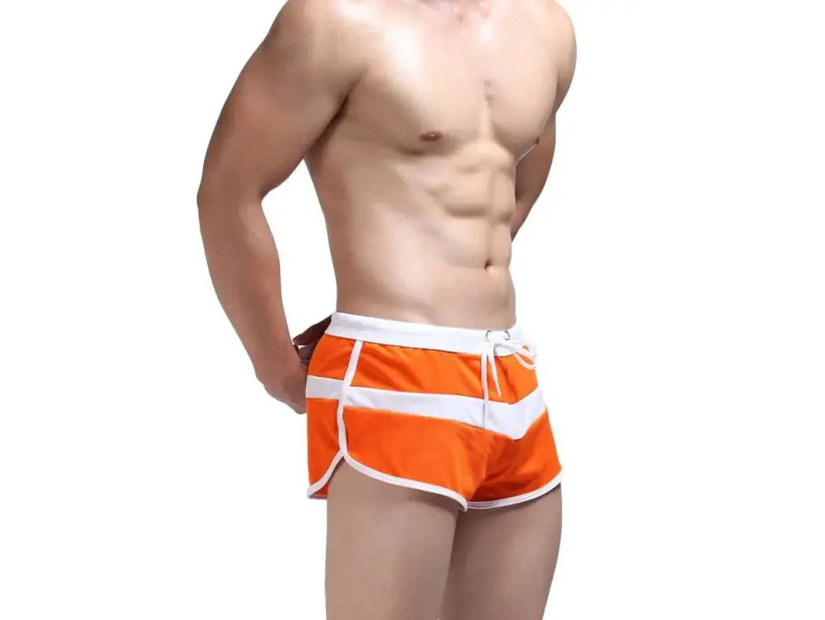 Hydro-Mesh — Retro Striped Gay Swim Trunks