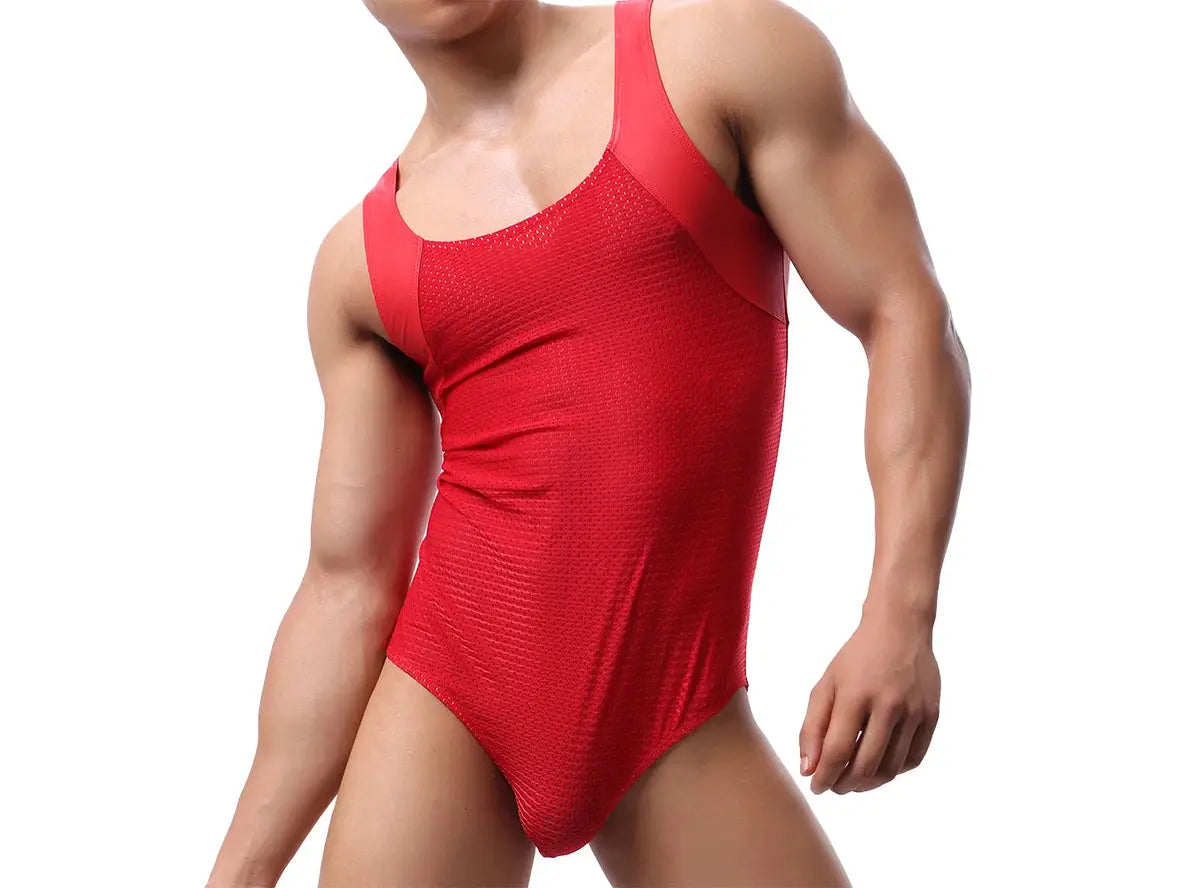 Hyper-Grid — Mesh Gay Bodysuits