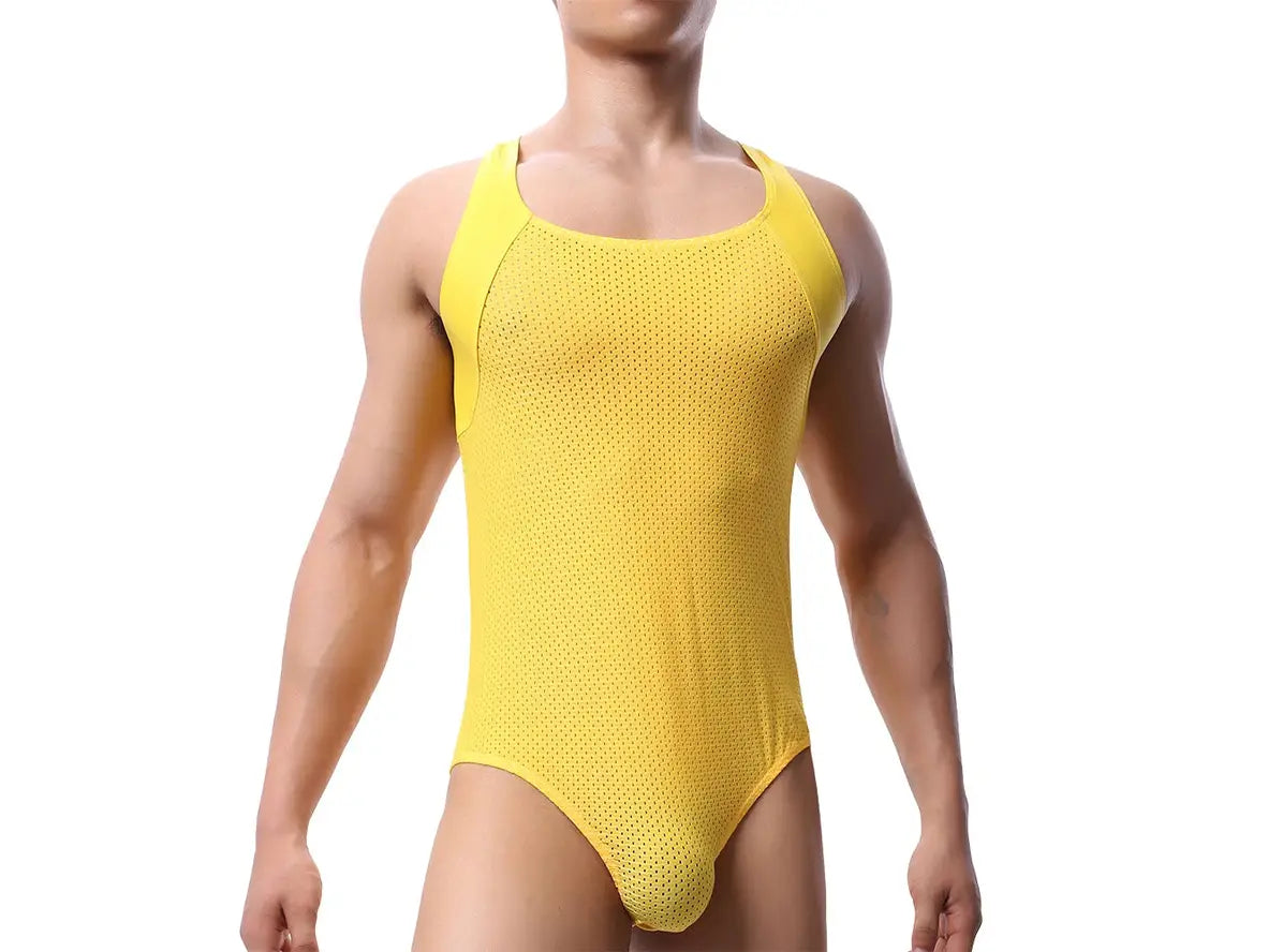 Hyper-Grid — Mesh Gay Bodysuits