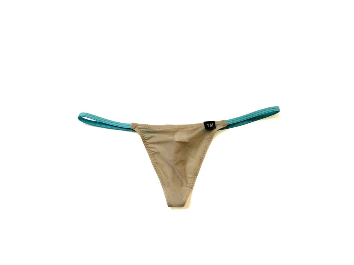Ice Slash — Seamless Silk Patchwork G-Strings