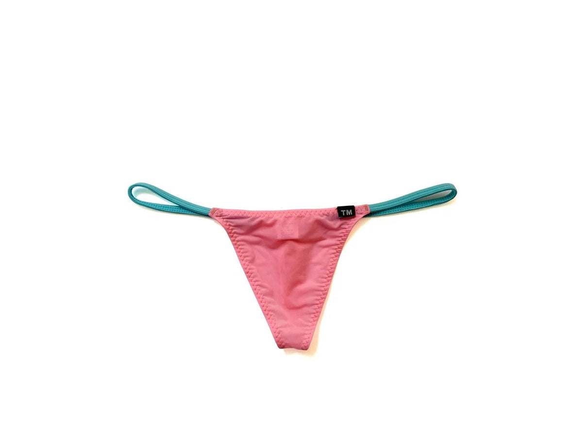 Ice Slash — Seamless Silk Patchwork G-Strings
