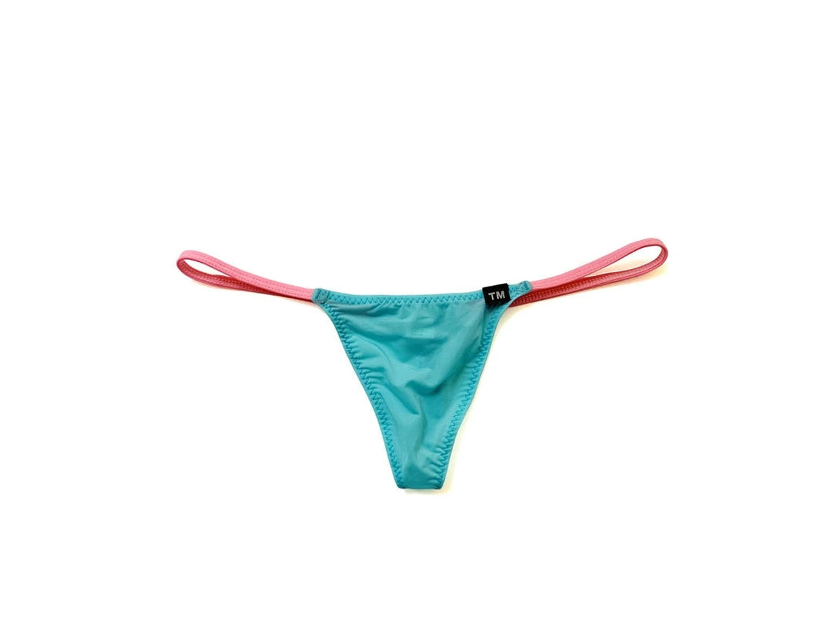 Ice Slash — Seamless Silk Patchwork G-Strings