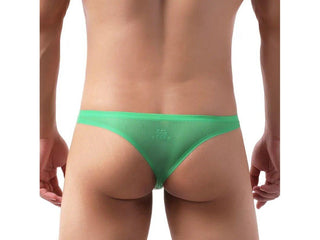 Joy Ride – Playful Stretch Gay Thong - Green / S Waist 26-28"