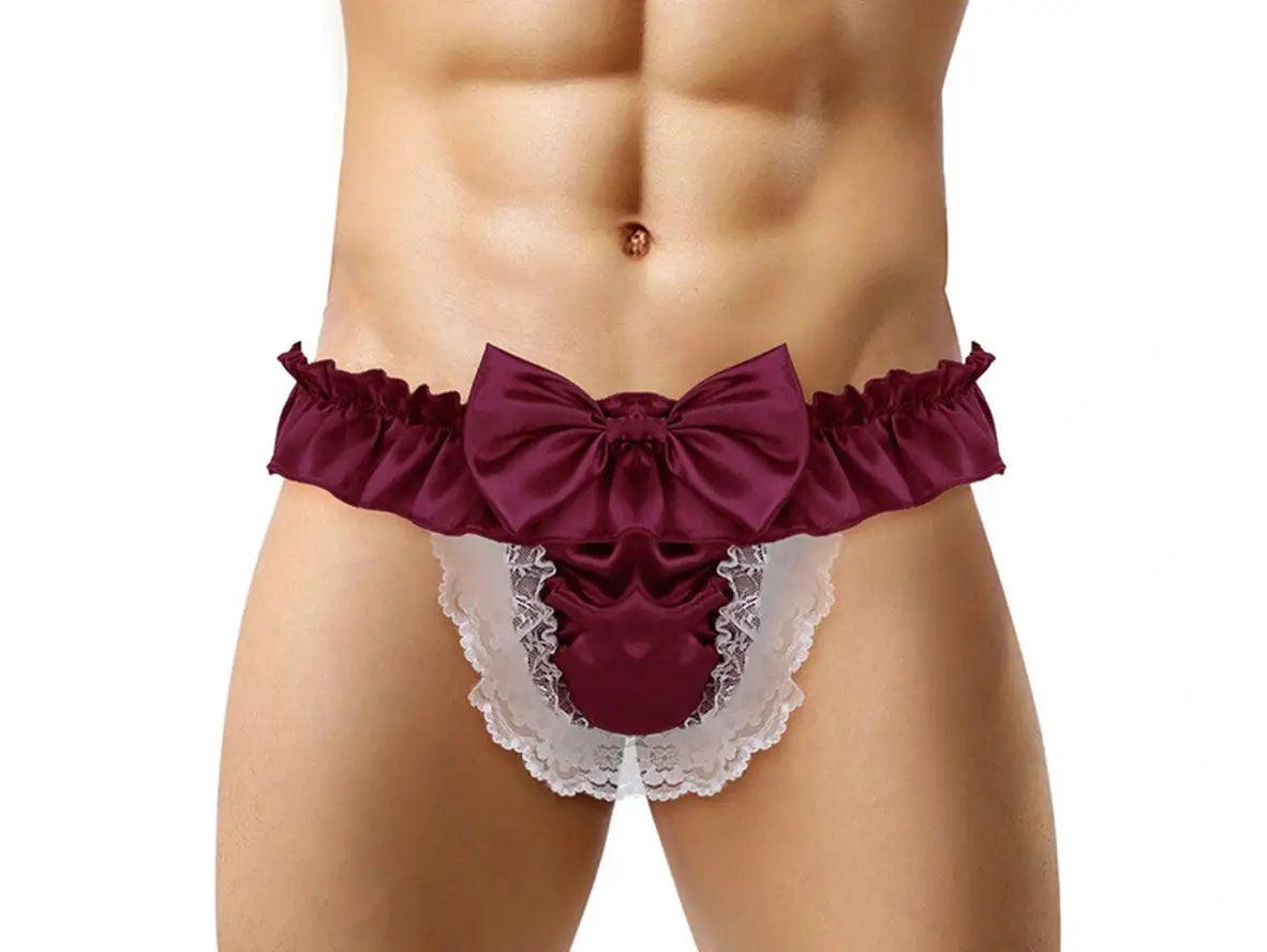 Lace Bow – Gay Thong