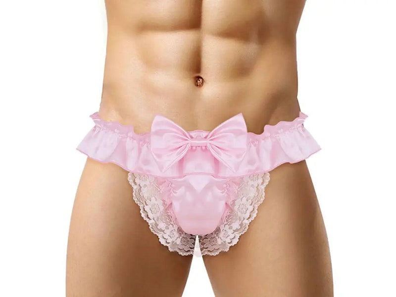 Lace Bow – Gay Thong
