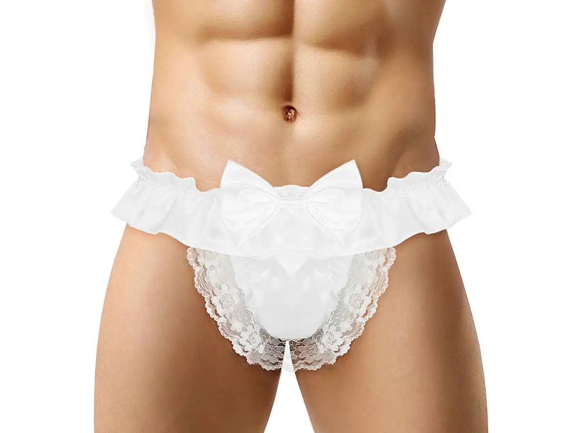 Lace Bow – Gay Thong