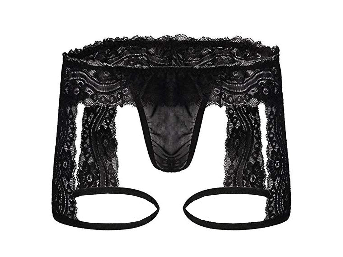 Lace Desire – Gay Lingerie Hollow Thong
