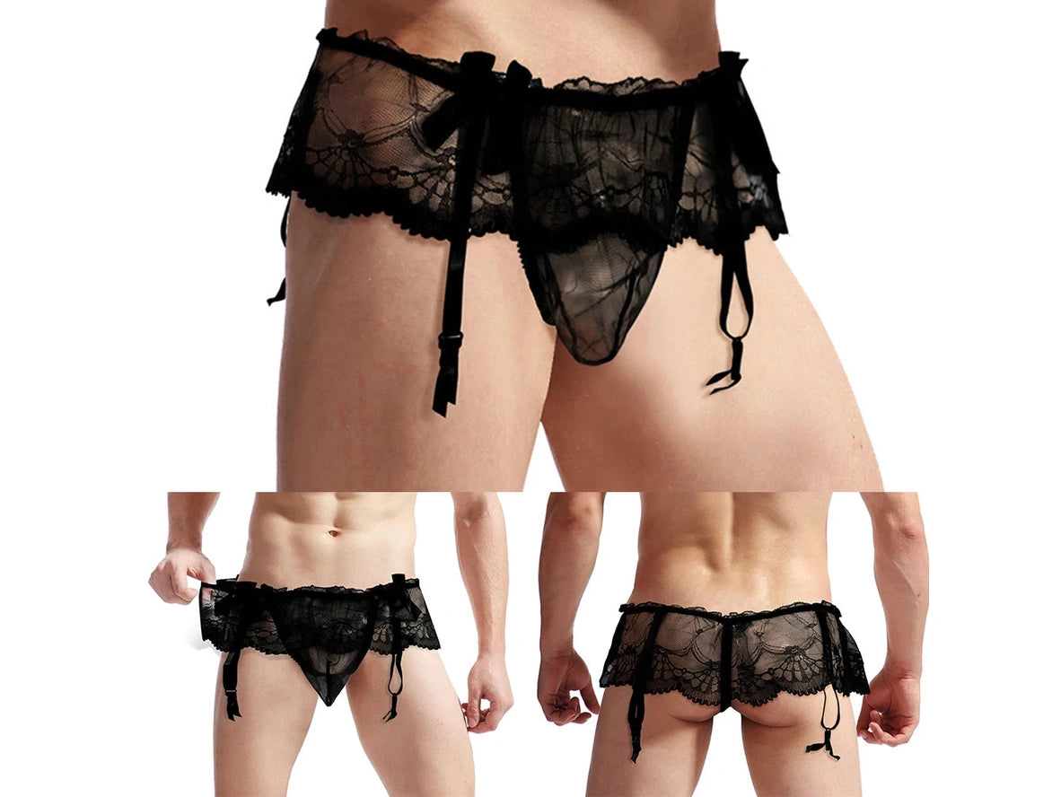 Lace Edge – Gay Thong Skirt
