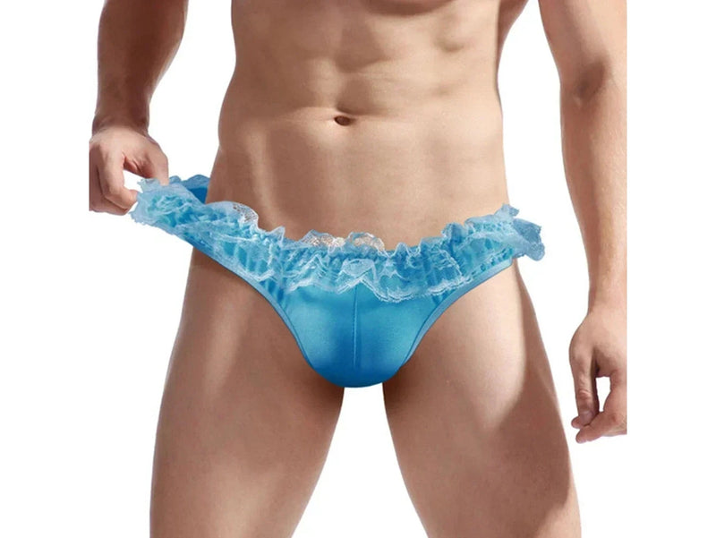 Lace Ruffle – Cheeky Fit Gay Briefs