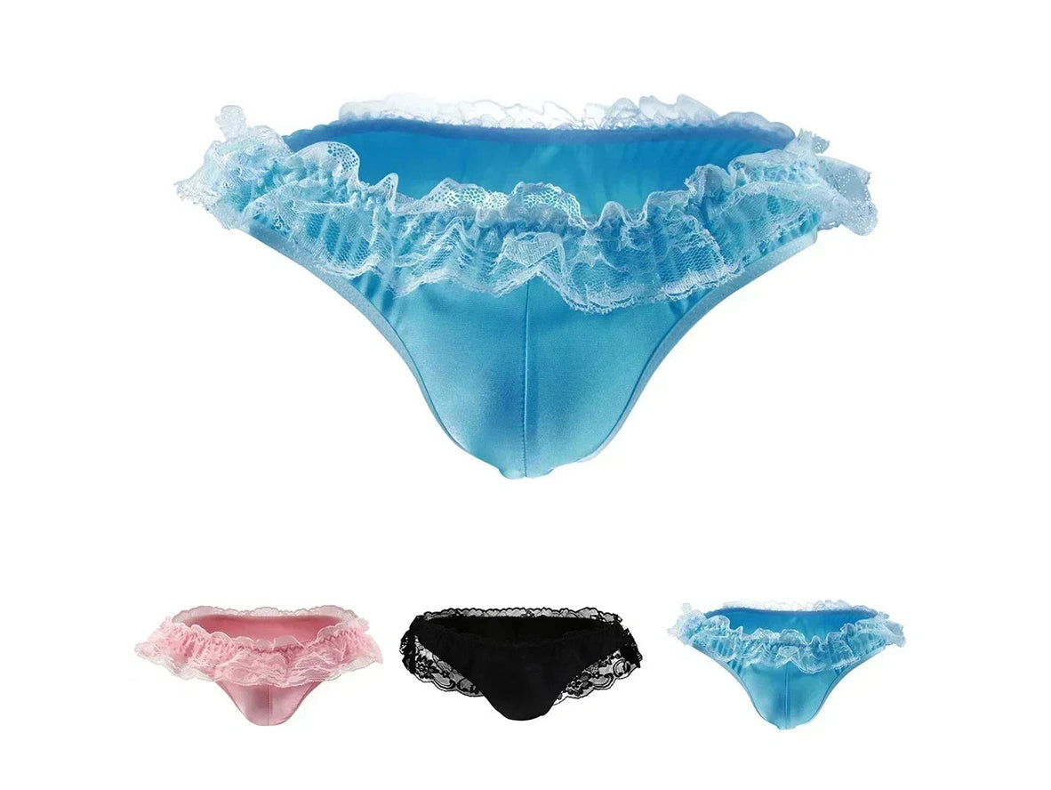 Lace Ruffle – Cheeky Fit Gay Briefs