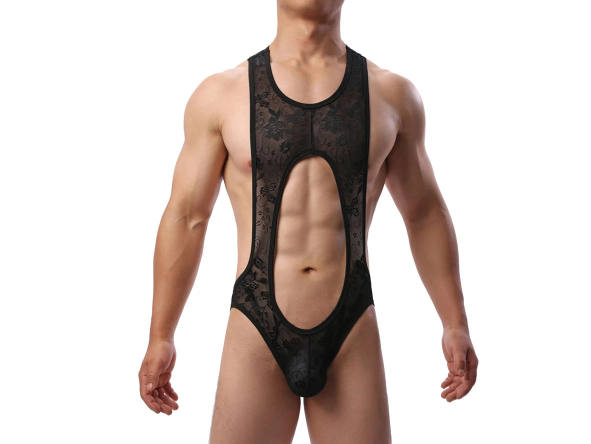Lace Seduction – Gay Bodysuit