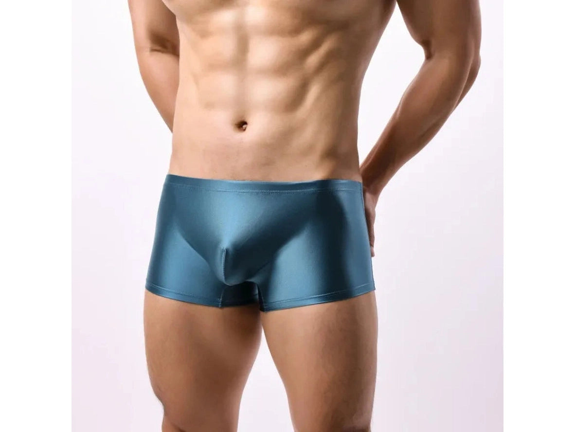 Liquid Chill — Seamless Satin Gay Boxer Briefs