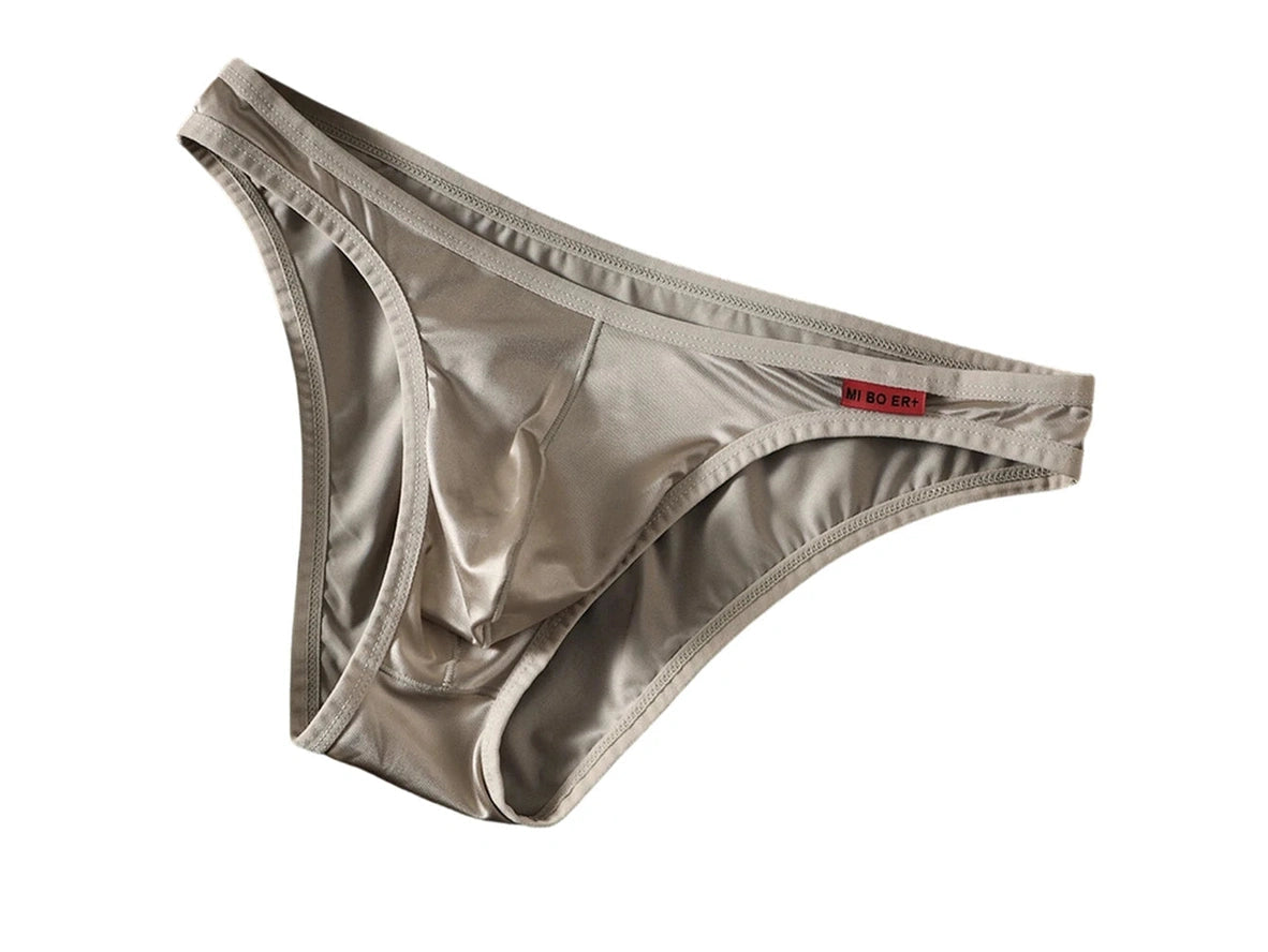 Liquid Ice - Chrome Satin Gay Briefs