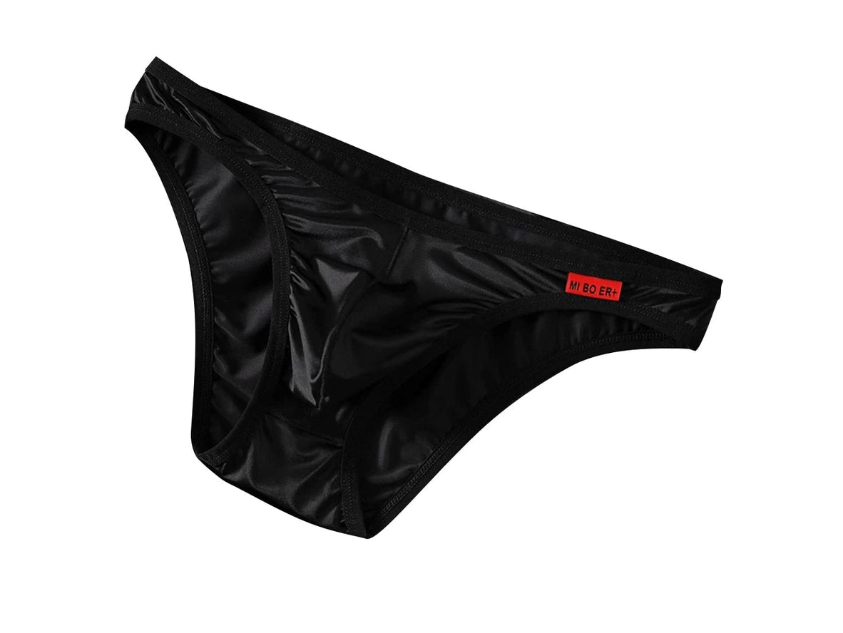 Liquid Ice - Chrome Satin Gay Briefs