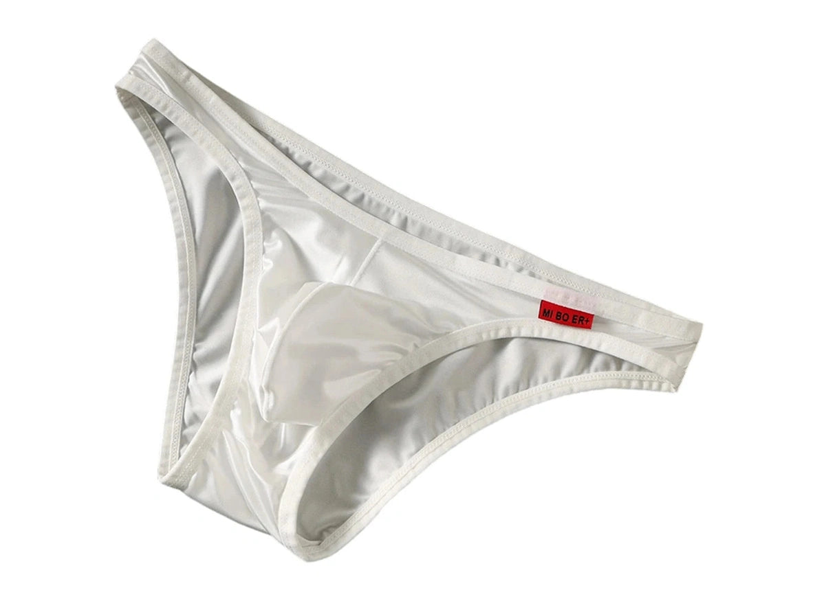 Liquid Ice - Chrome Satin Gay Briefs