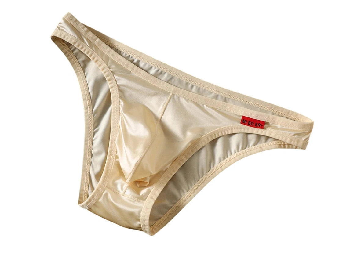 Liquid Ice - Chrome Satin Gay Briefs
