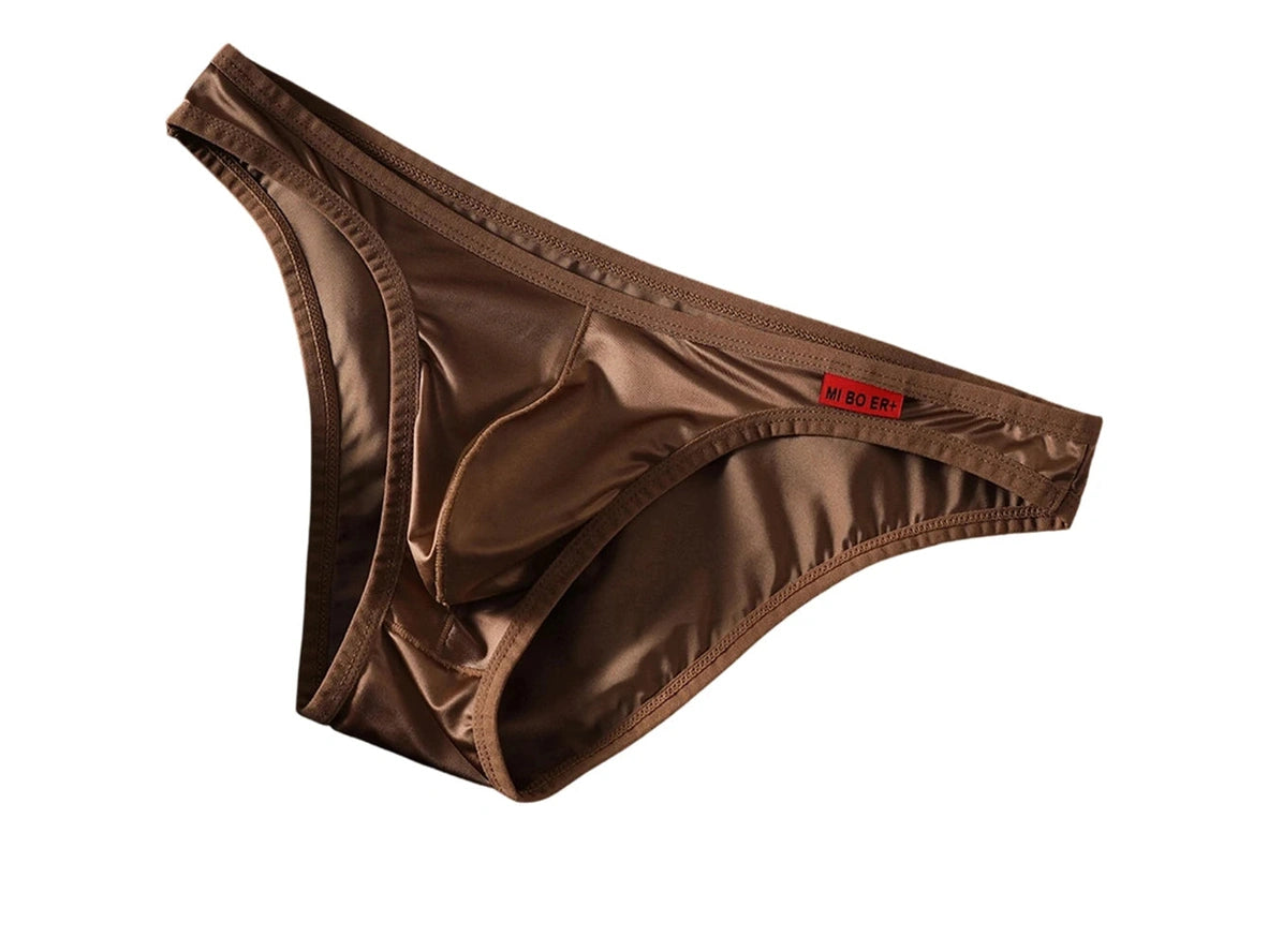 Liquid Ice - Chrome Satin Gay Briefs