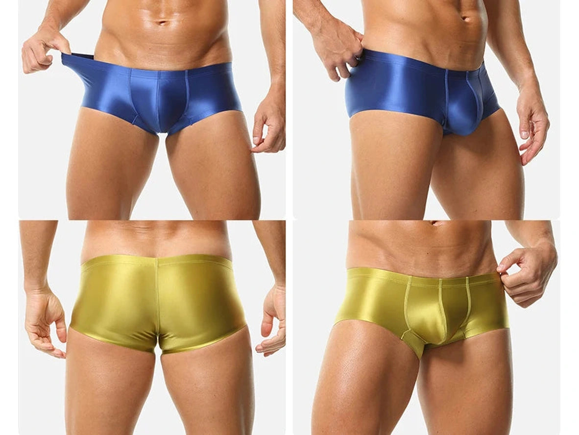 Liquid Luster — Silk-Smooth Gay Boxer Briefs