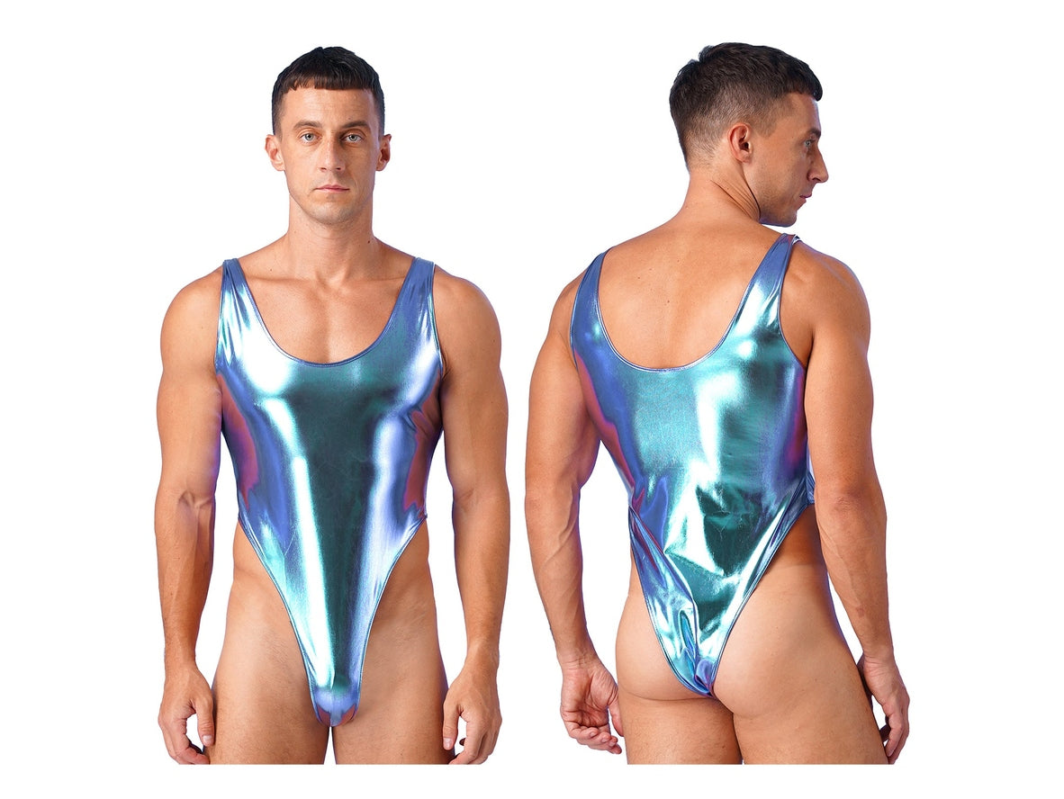 Liquid Shine – Gay Swim Bodysuit