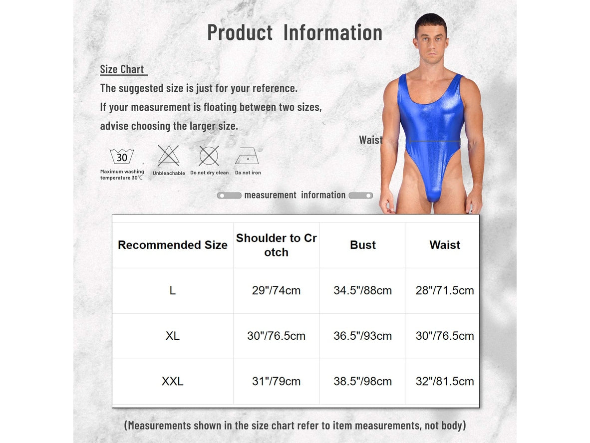Liquid Shine – Gay Swim Bodysuit