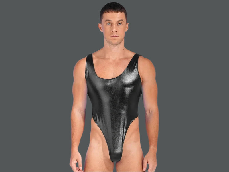 Liquid Shine – Gay Swim Bodysuit