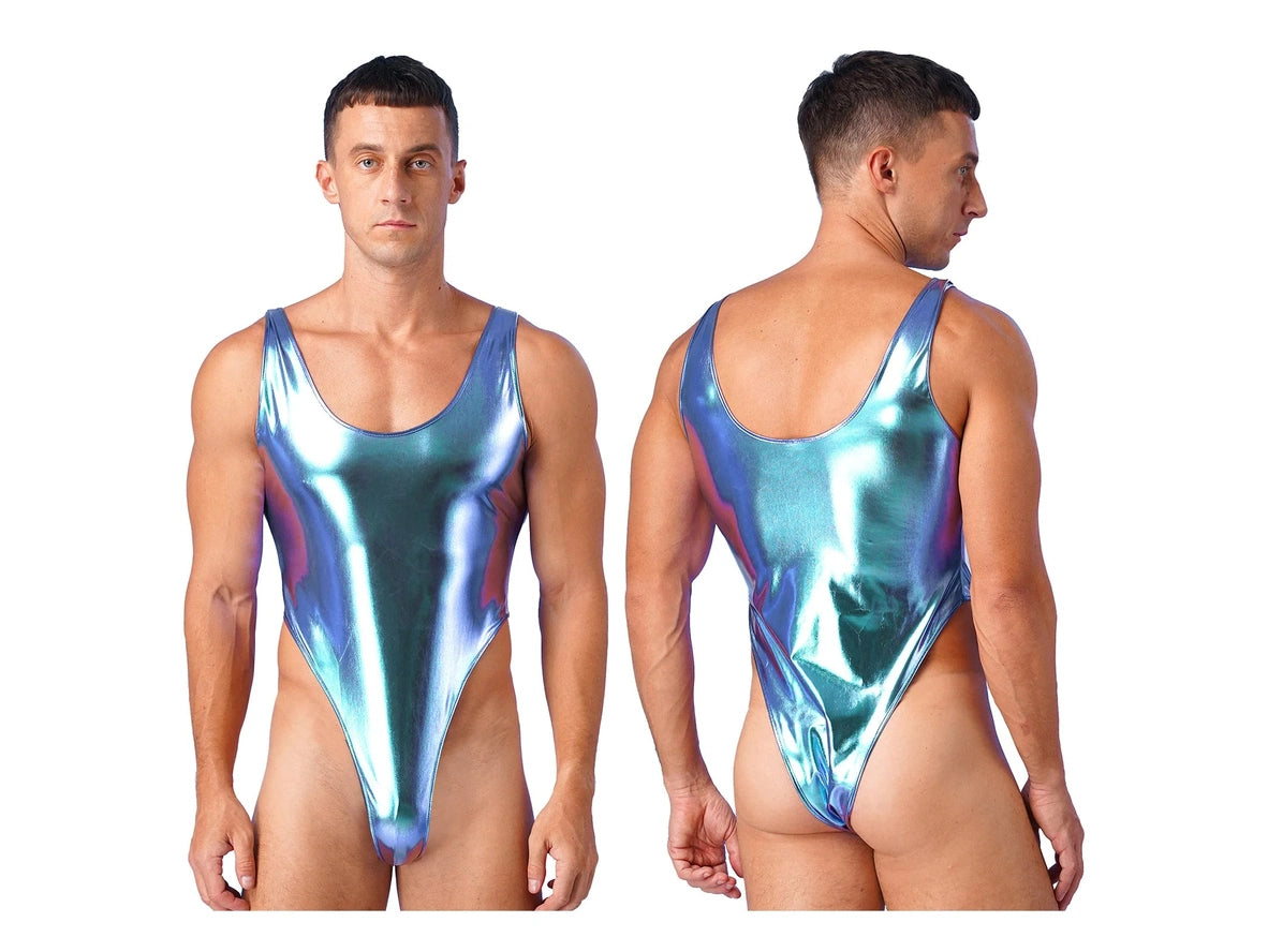 Liquid Shine – Gay Swim Bodysuit
