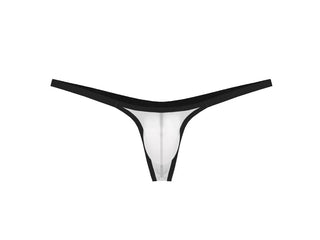 Liquid String – Ultra-Thin Gay Thongs - White / M Waist 27-29"