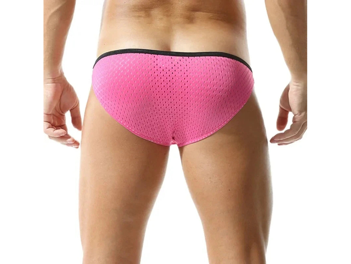 Locker Room Mesh – Athletic Fit Gay Briefs