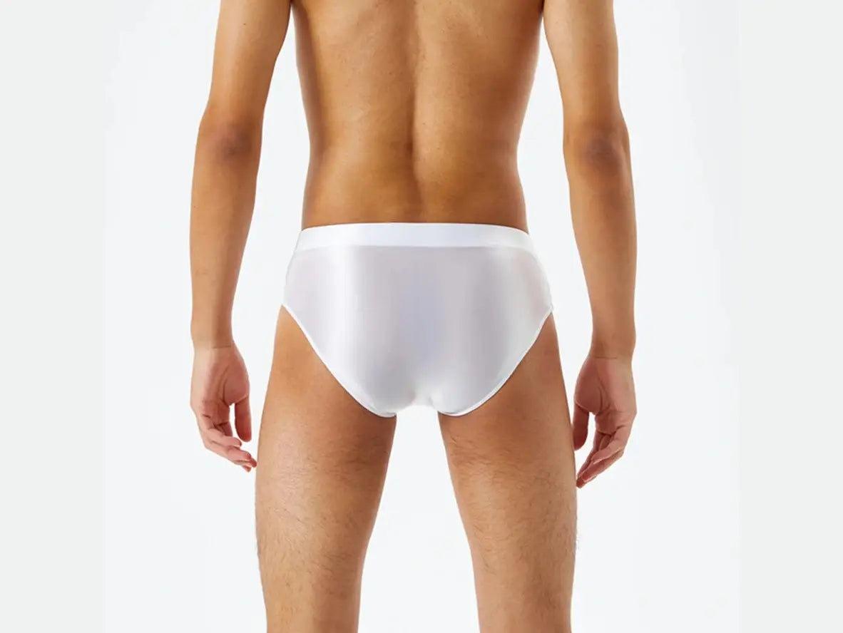 Lustre Rise – Shiny Smooth Gay Briefs