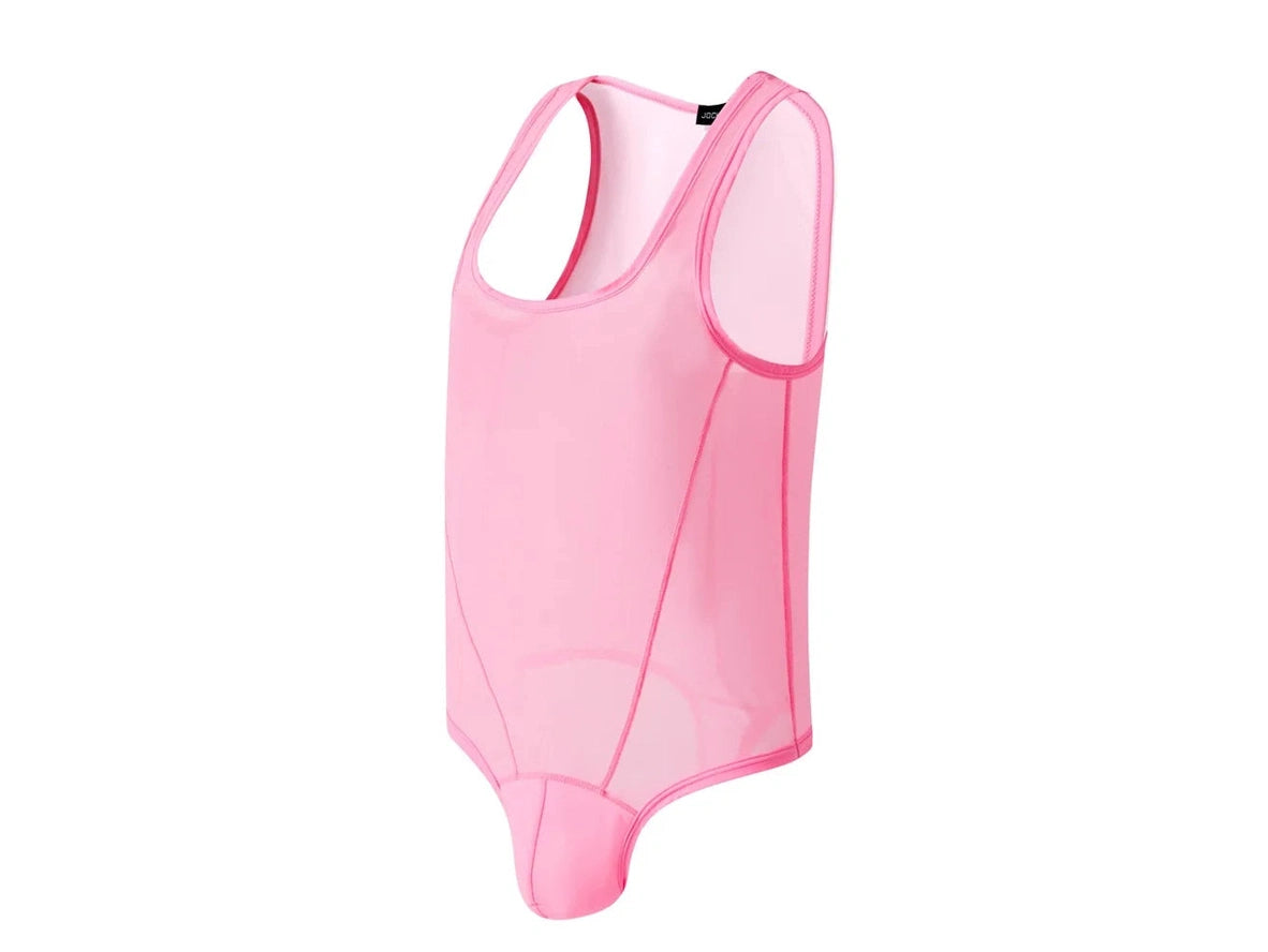 Mesh-Flex — JOCKMAIL See-Through Sheer Mesh Gay Bodysuit