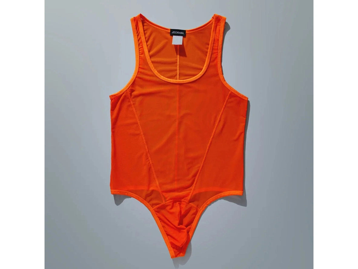 Mesh-Flex — JOCKMAIL See-Through Sheer Mesh Gay Bodysuit