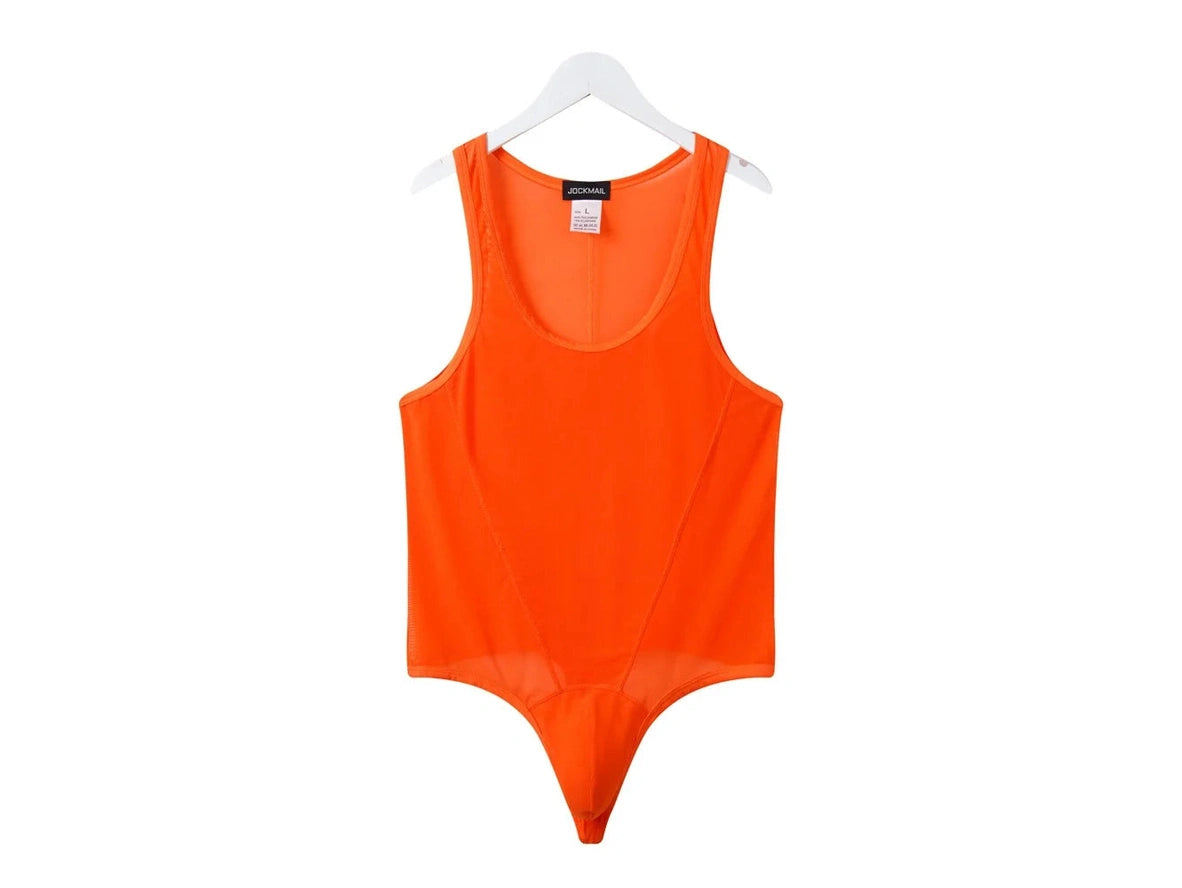 Mesh-Flex — JOCKMAIL See-Through Sheer Mesh Gay Bodysuit