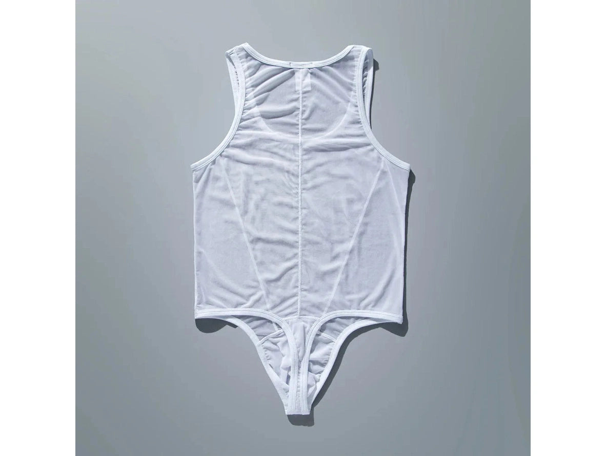 Mesh-Flex — JOCKMAIL See-Through Sheer Mesh Gay Bodysuit