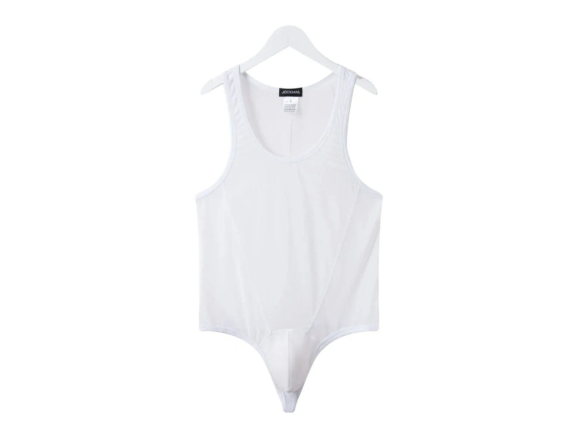 Mesh-Flex — JOCKMAIL See-Through Sheer Mesh Gay Bodysuit